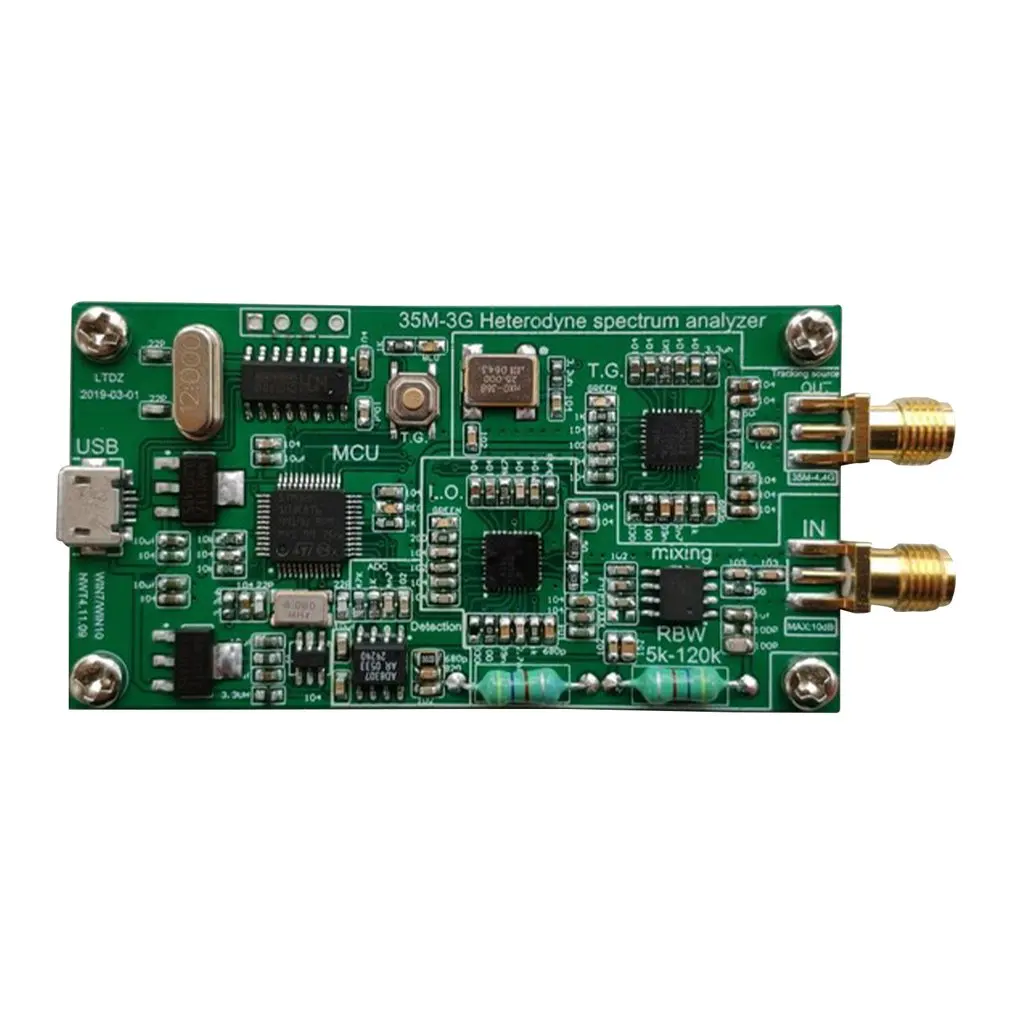 

Spectrum Analyzer USB LTDZ 35-4400M Spectrum Signal Source with Tracking Source Module RF Frequency Domain Analysis Tool