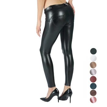 

Melody Pants Women Push Up Leggings Faux Leather Pants Womens Black Skinny Leggings Seamless Women Body Shapewear