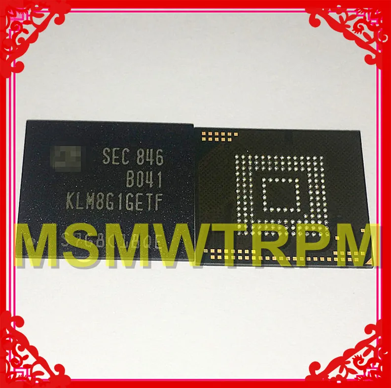 KLM8G1GETF-B041 BGA153Ball EMMC 8 GB мобильный телефон памяти новый оригинальный и подержанных 100% протестировал OK