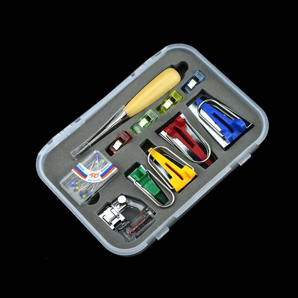 Sewing-Machine-Tools-sets-DIY-Patchwork-Quilting-Tool-Binding-Sew-Multifunction-Sewing-Bias-Tape-Maker-Set