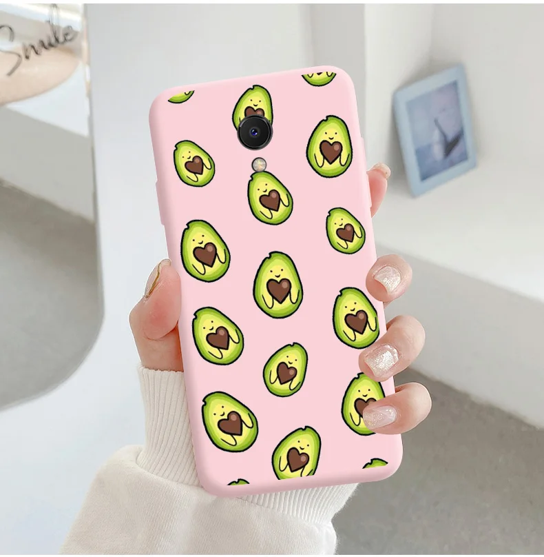 Avocado Phone Case For Meizu M6 MX6 M6S X8 Cute Soft Silicone Back Cover For Meizu X8 Candy TPU Soft Back Cover meizu cover