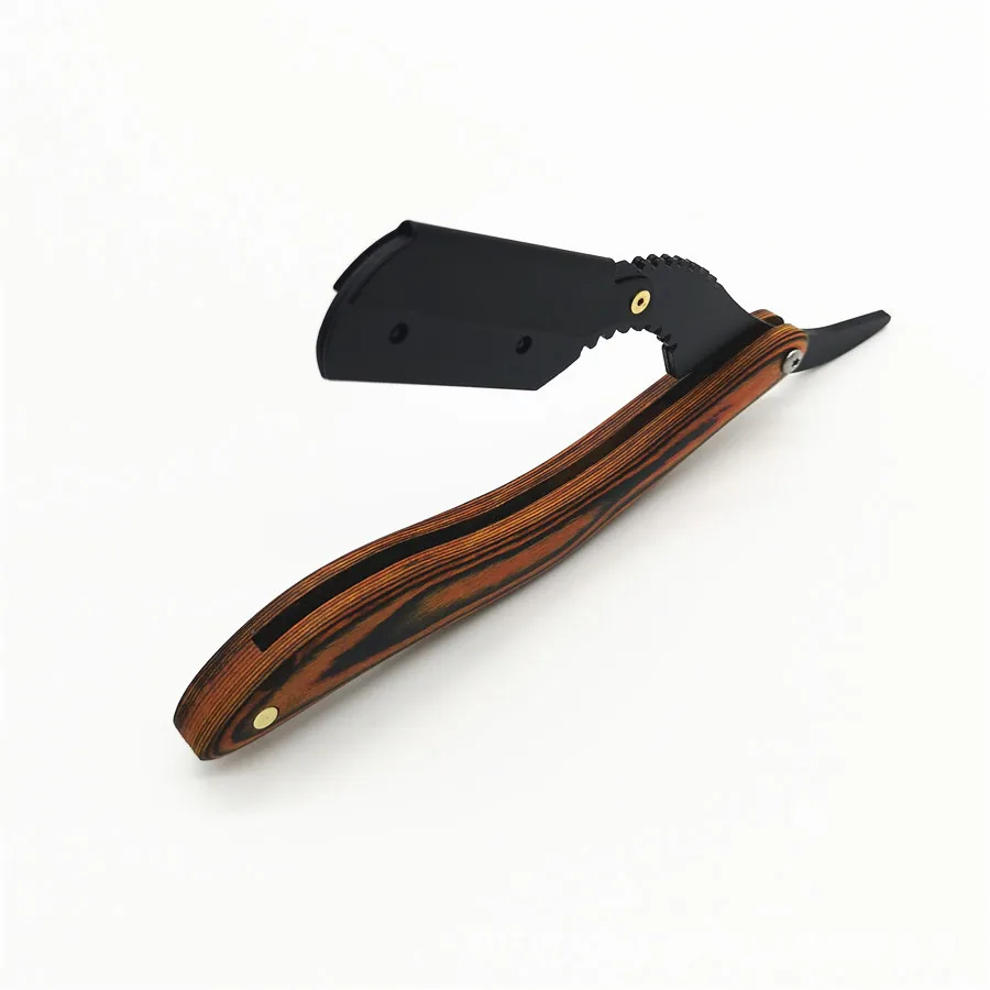 Vintage Razor Razor Wooden Handle Razor Stainless Steel Straight Razor Holder G1105 4