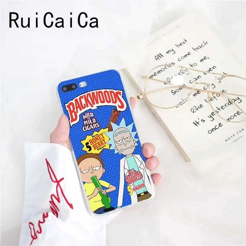 Ruicaica rick and morty backwoods сигары силиконовый чехол для телефона iPhone X XS MAX 6 6s 7 7plus 8 8Plus 5 5S SE XR 10 - Цвет: A3