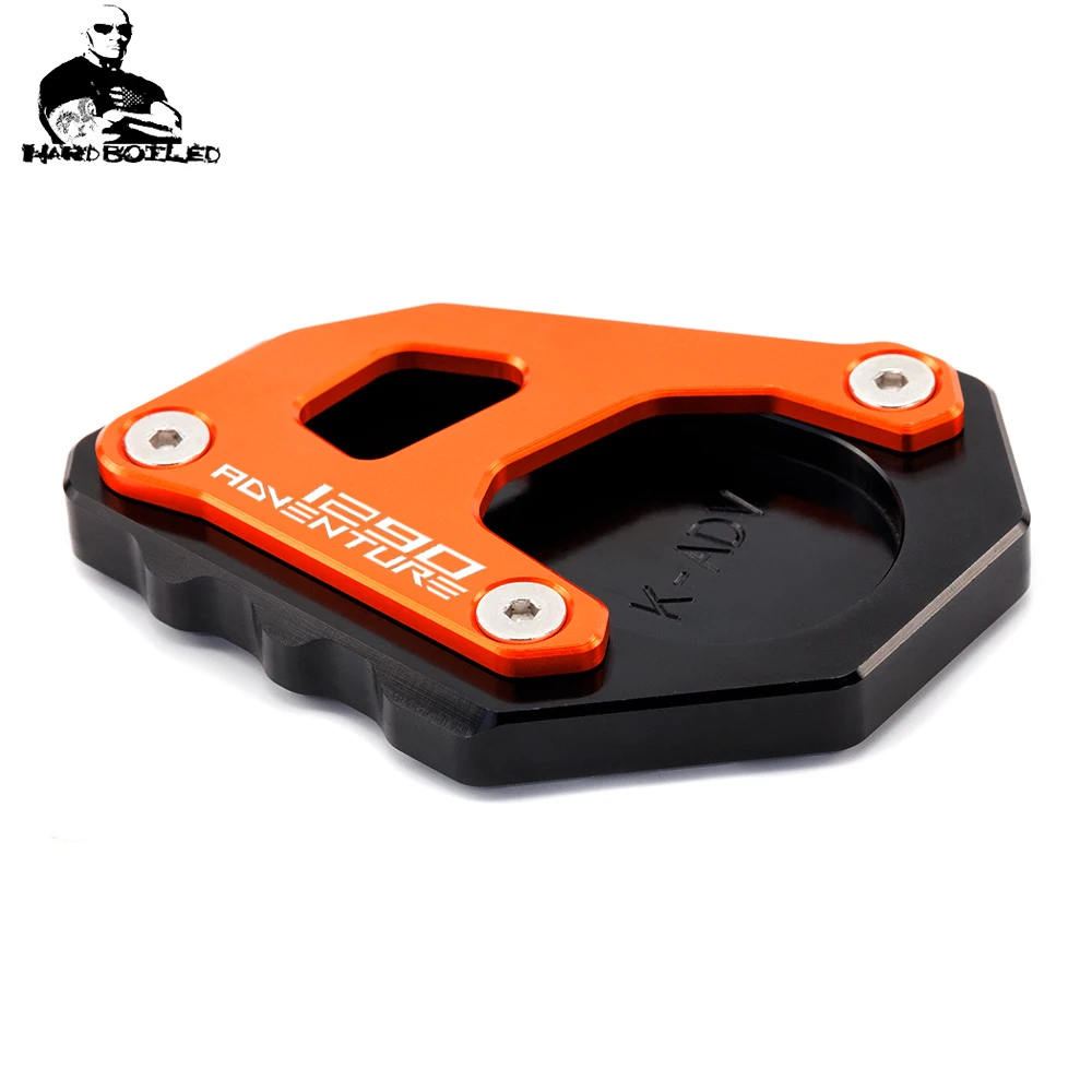 CNC Accessories Kickstand Enlarger Side Stand Pad Extension Support Plate Motorcycle For KTM Adv. 1190 1050 1090 1290 Adventure (11)