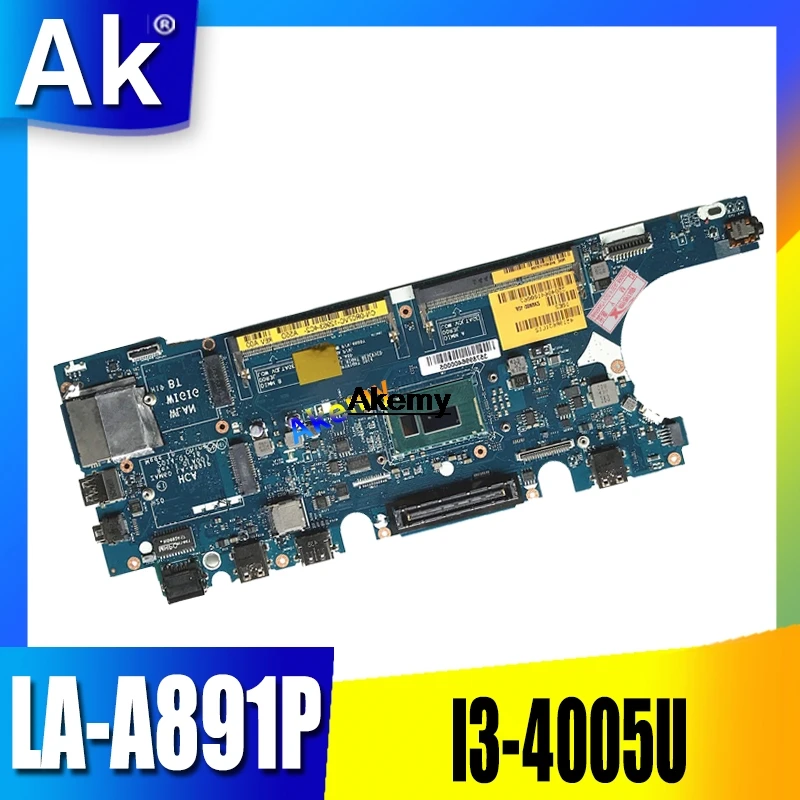 

ZAM60 LA-A891P Laptop motherboard for Dell Latitude E5250 Test original mainboard I3-4005U/4010U/4020U/4030U