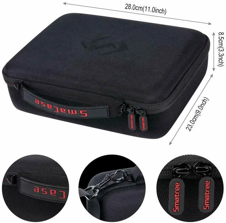 Smatree Waterproof Hard Carrying Case Portable Storage Bag for DJI Osmo Pocket Extension Rod Osmo P
