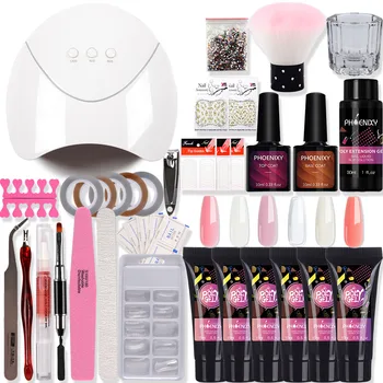 

Manicure Set Gel Nail Polish Set 36W UV LED Lamp Gel Varnish Poly Gel Quick Kit Semi Permanent Nail Art Tools Nail Extension Kit