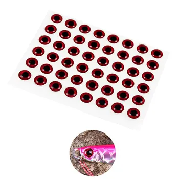 

300PCS Hologrpahic 3D Eyes Fishing Lure Making Material Fly Tying Streamer Bait Fish Eyes 2mm to 10mm Red Silver Gold Wholesale