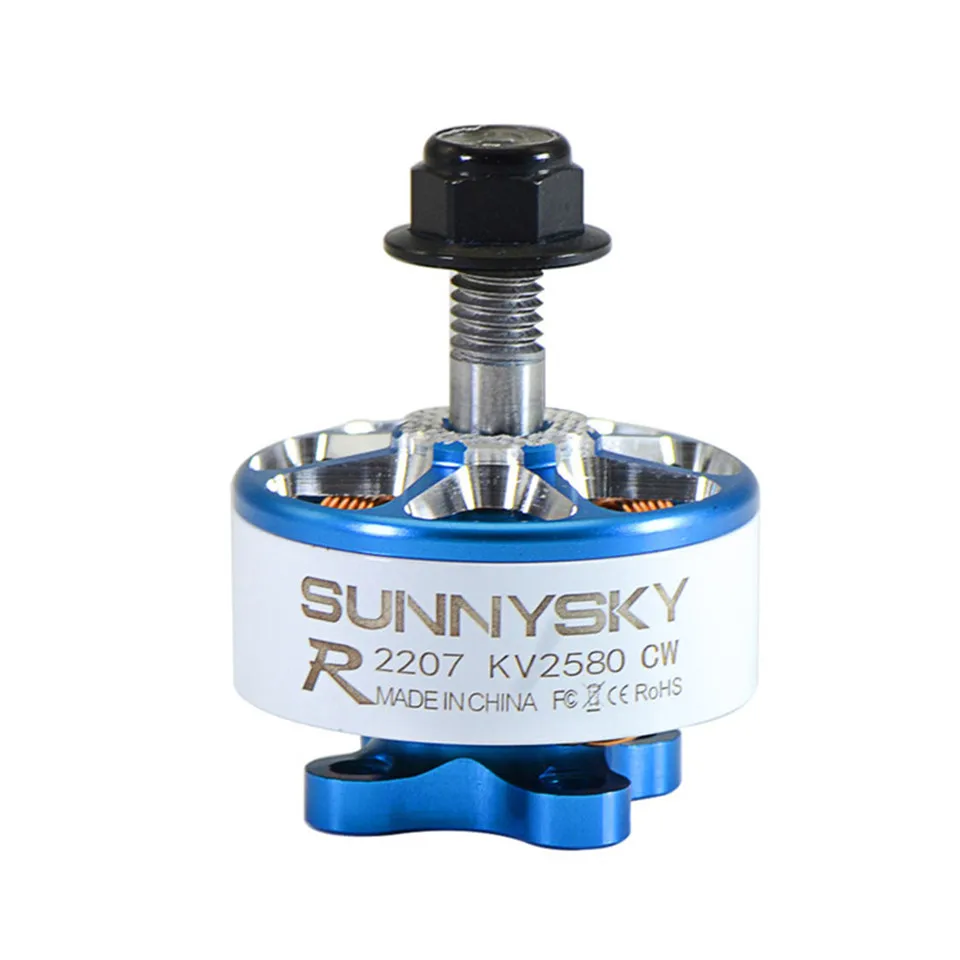 Sunnysky бесщеточный мотор E-R2207 2207 CW CCW 1800KV 2580KV 3-6S 45-50A ESC GF5045 5040 пропеллеры для RC FPV Racing Drone Kit