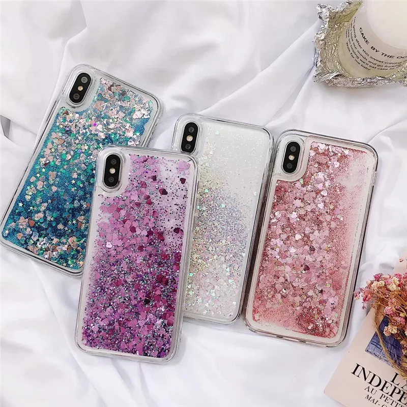 realme 3 pro glitter back cover