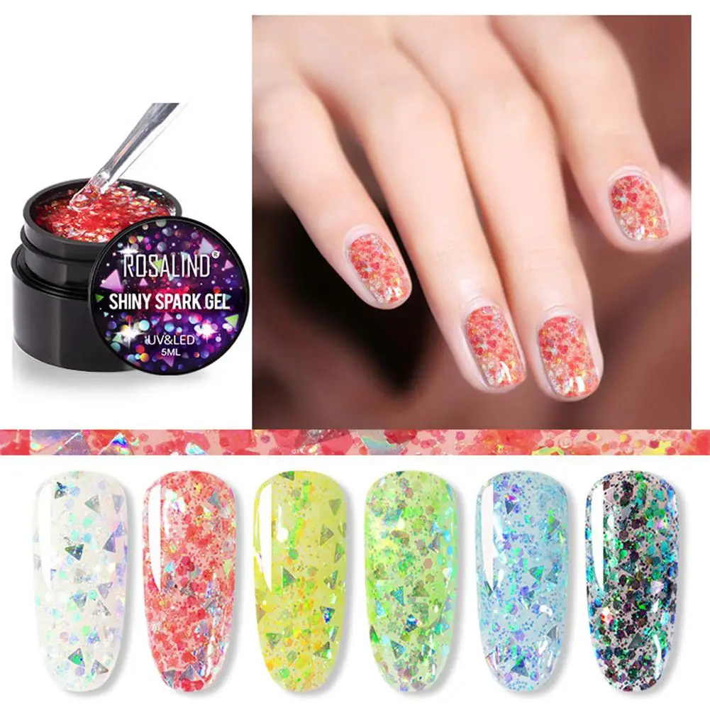 Conjunto de Cola de Extensão de Fibra de Unha Conjunto de Cola Crepúsculo Symphony Brilhante Lantejoulas Unha Polonês uv Gel Arte Diy 10 Cheap Formas de unha