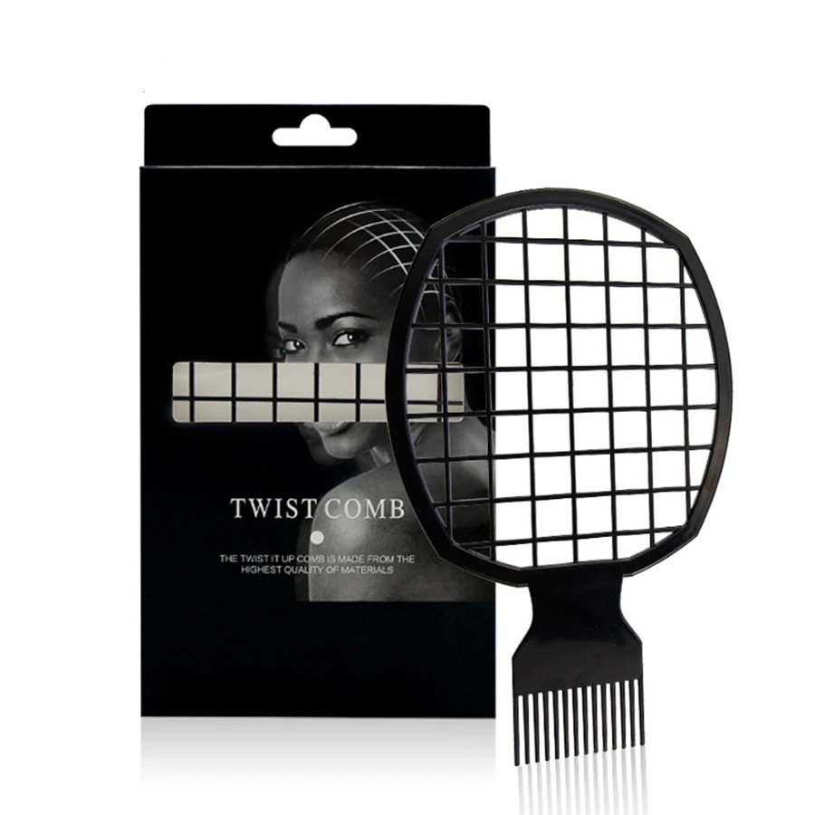 

Afro Twist Hair Comb Men's Hairdressing Afro Comb Twist Wave Curl Brush Combs