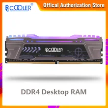 Pccooler 8Gb 16Gb Pc Geheugen Ram Memoria Module Computer Desktop DDR4 PC4 8G 16G 2666Mhz 3000Mhz 3200Mhz Dimm 3000 3200 Rgb