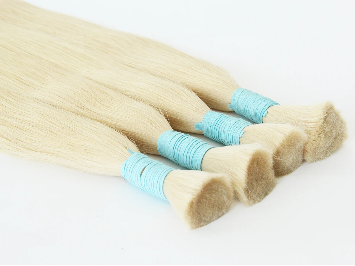 Human Hair Bulk Straight Remy Hair Natural Long Lenth