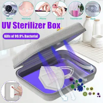 

Multifunctional Electric UV Nail Sterilizer Box Nail Art Tool Accessory Disinfection Storage Box Phone Mask Jewelry Disinfection