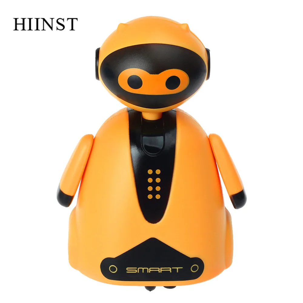 HIINST Забавные игрушки Индуктивный Робот Модель музыка мигает USB следование нарисованная линия волшебная ручка детская игрушка подарок мультфильм светящиеся игрушки