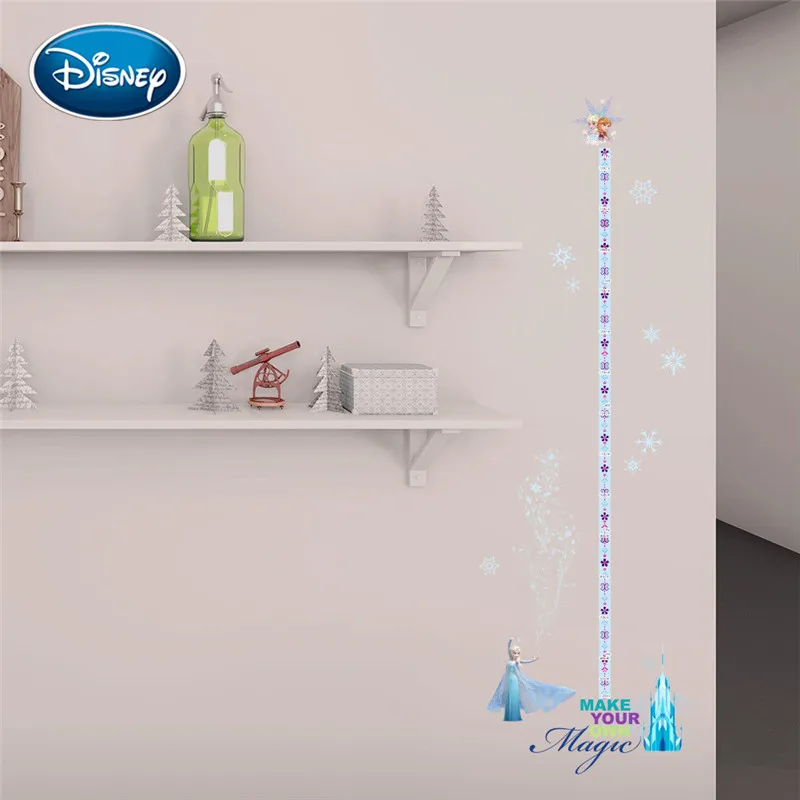 Disney зимняя Романтика наклейка Детская высота наклейка обои самоклеющиеся спальня теплое украшение девушка комната Наклейка на стену