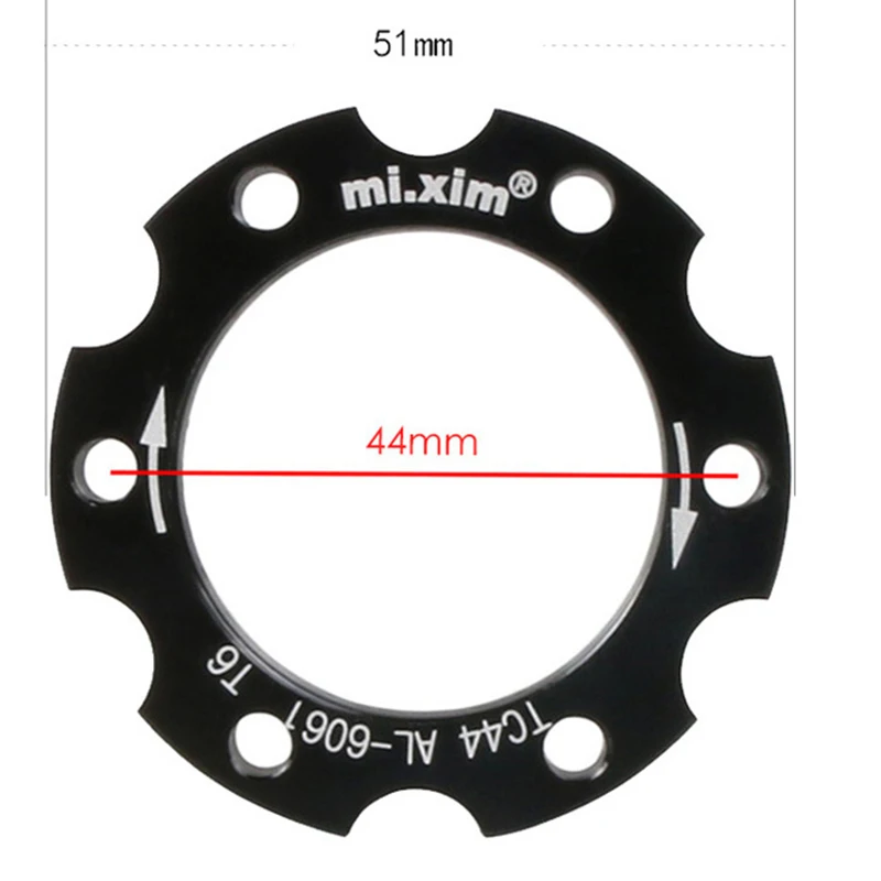 

2x MTB Bike Freewheel Thread Disc Brake Rotor Flange Adapter 44mm Hole Distance