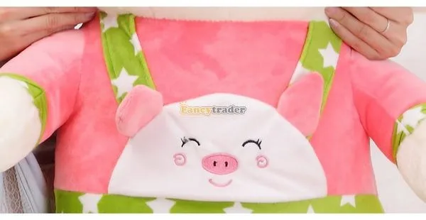 Fancytrader 39'' 100cm  Lovely Giant Plush Stuffed Braces Dressing Pig, Best Gift for Kids Girls,Free Shipping FT50078 (7)