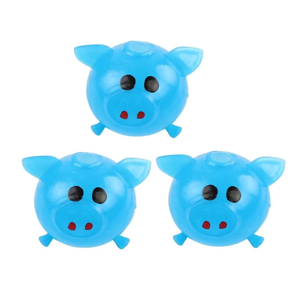 3pieces purple Антистрессовые товары различные виды поросенок игрушки декомпрессии Splat мяч вентиляционный мяч липкий Smash водный шар подарок для всех - Цвет: 3pieces purple