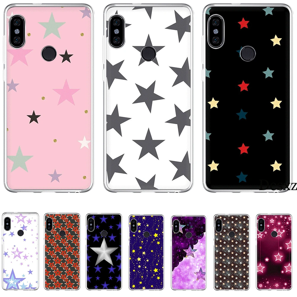 Phone Case For Xiaomi Redmi GO 7 S2 4A 4X 5 5A Plus 6 6A 8A 7A K20 Pro Cover Cloud Rain Stars Moon Protection | Мобильные телефоны