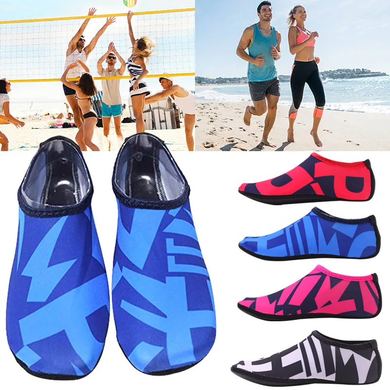 

Water Beach Socks Swiming Water Sport Socks For Beach Pool Quick Drying Anti Slip Surfing Diving Shoes For Kids Men Women D30
