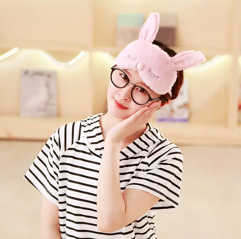 

Furry Bunny Eye Patch Cartoon Rabbit Eye Patch Home Daily Use Sleep Eye Patch Flight Sell Meng Invincible