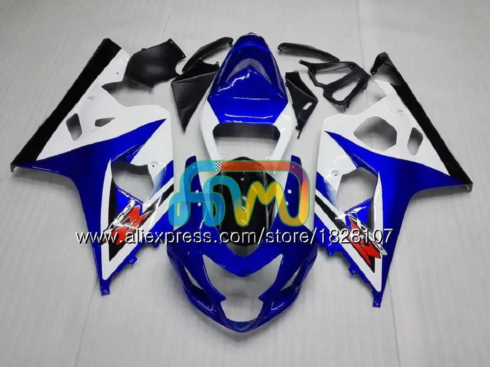 K4 средства ухода за кожей для SUZUKI GSX-R750 GSXR 600 750 R750 04 белый синий топ 05 36BS. 9 GSXR-600 GSXR600 600CC 750CC GSXR750 2004 2005 обтекатель - Цвет: No. 16