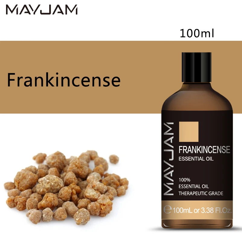 

MAYJAM Frankincense Aroma Oil 100ML Pure Natural Essential Oils Aromatherapy Diffusers Oil Enhance Immunity and Relieve Anxiety