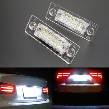 

LED License Plate Light For VW GOLF MK5 Passat Sedan B5.5 3B Variant B6 3C Touran Jetta 12V Car License Plate Lamps