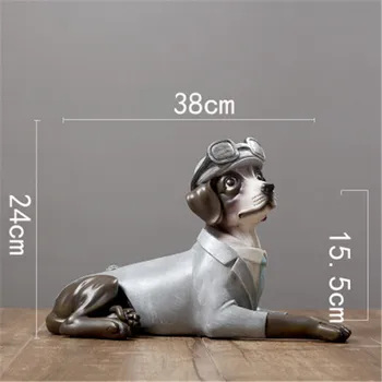 

American Country Furnishing Decoration Resin Home Decoration Accessories Resin Bulldog Decoration A1061