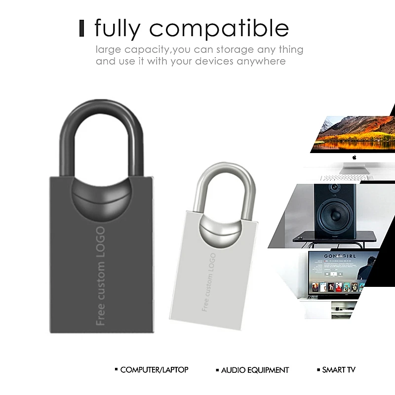Флеш-накопитель 128 ГБ, серебристый ключ, USB 2,0, 64 ГБ, Usb флеш-накопитель, 32 ГБ, высокоскоростная флеш-карта памяти, 16 ГБ, флешка, 8 ГБ, 4 Гб, печать логотипа