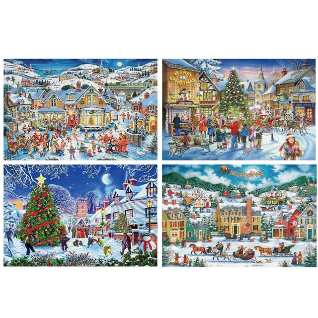 Quebra cabeça importado Piatnik - Decoração de Natal- 1000 peças - Puzzle55  quebra-cabeças de madeira, importados e acessórios de montagem