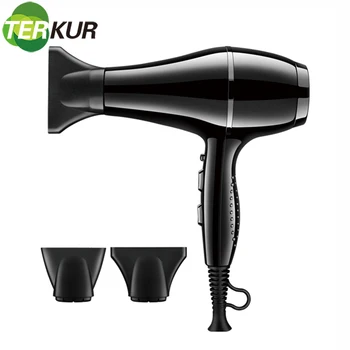 

2200W Hair Dryer High Power Hot and Cold Strong Wind Dry Hair Fast Heating Hair Care AC Motor Blowdryer with 3 Collecting Nozzle