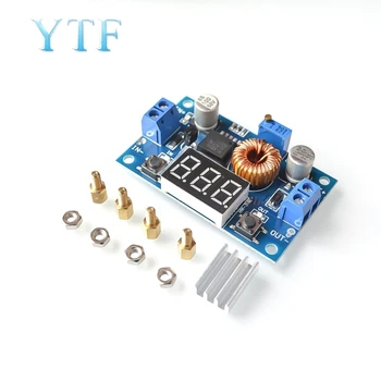 

XL4015 75W DC-DC 5A Voltage Regulators module Adjustable buck module with voltmeter display