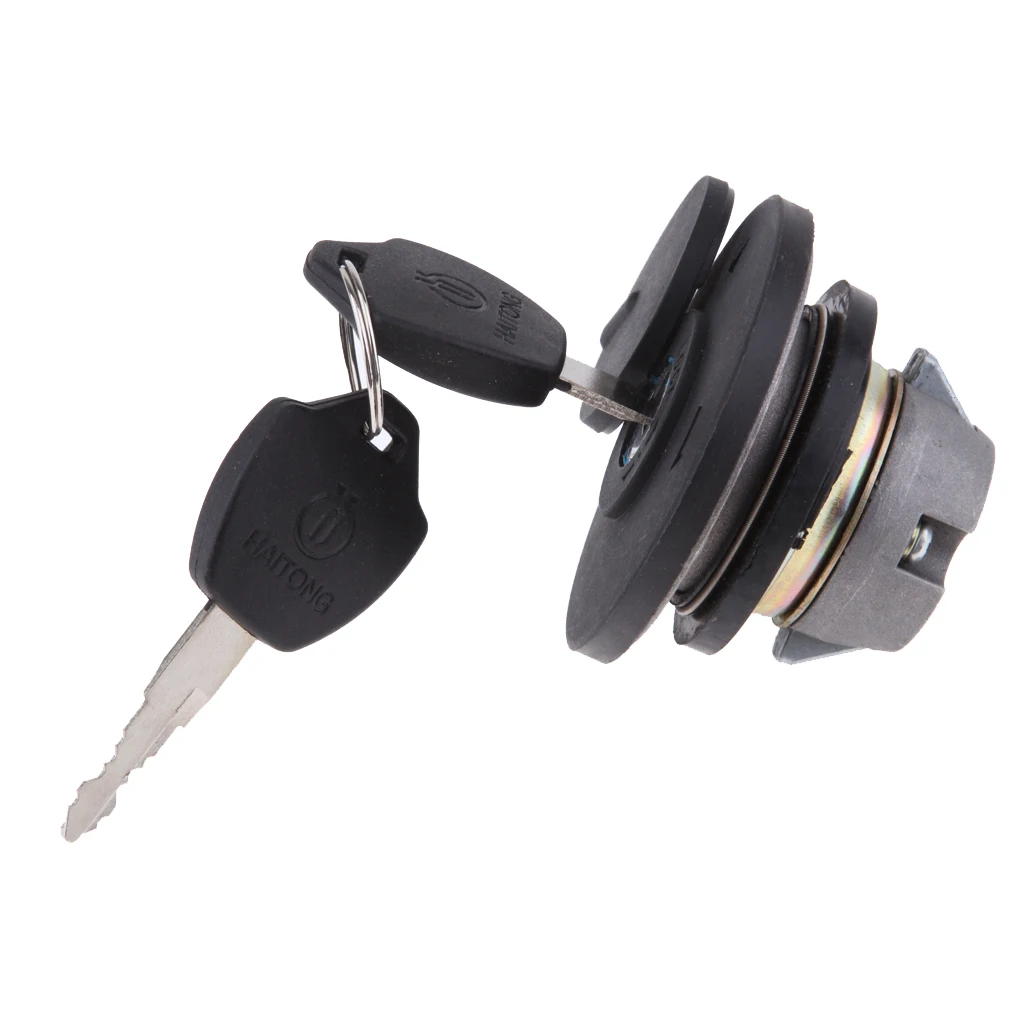Universal Motorcycle Fuel Gas Cap Lock + 2 Keys for Taotao CY50-B/V-moto Milano/Tank Classic