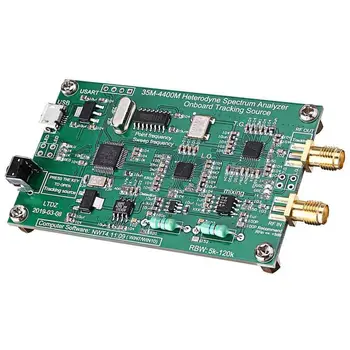 

Spectrum Analyzer USB 35-4400M Spectrum Signal Source RF Frequency Analysis Tool with Tracking Source Module ALI88