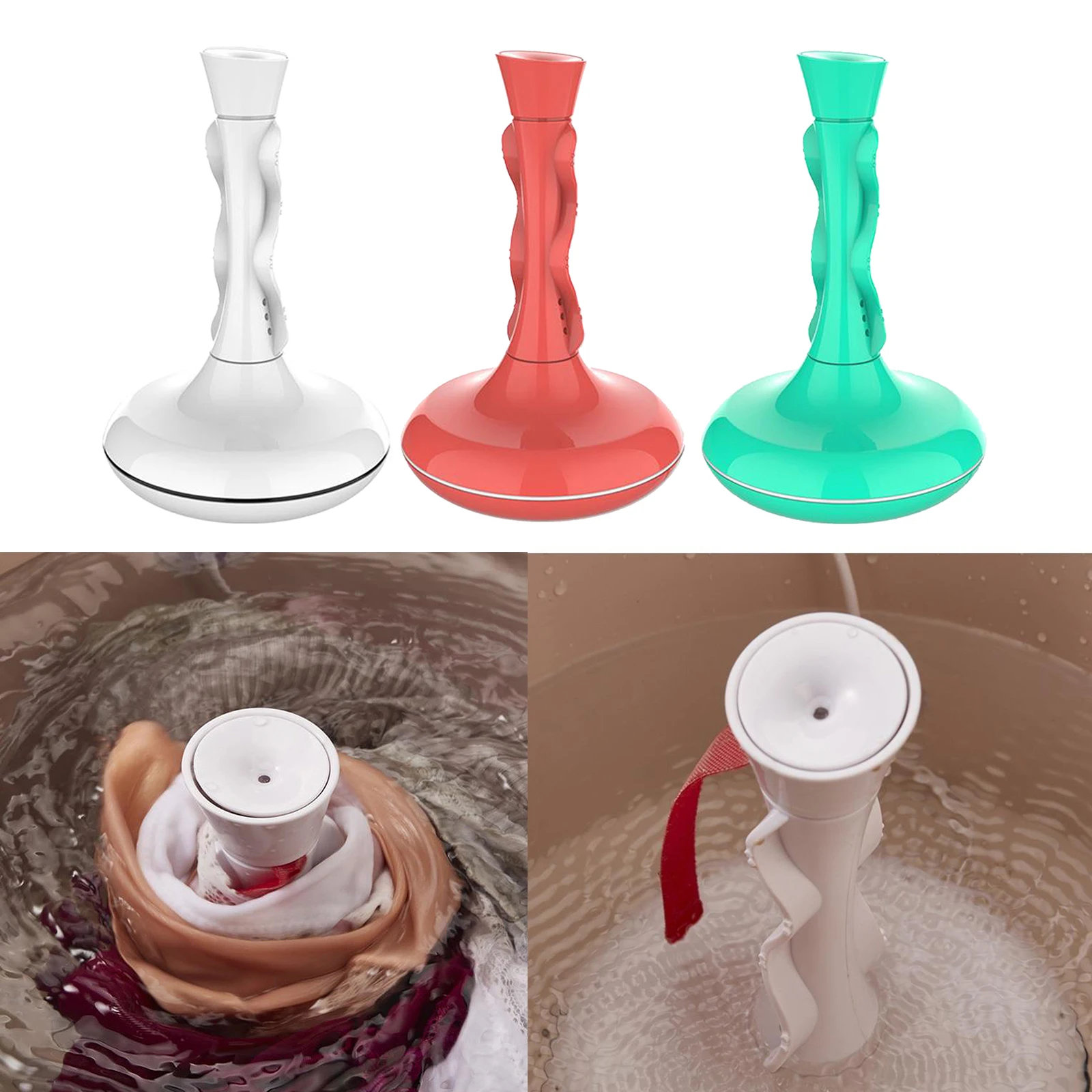 Mini Washing Machine Portable Rotating  Turbine Turbo Washer for Tub Bucket Washing, Personal Laundry