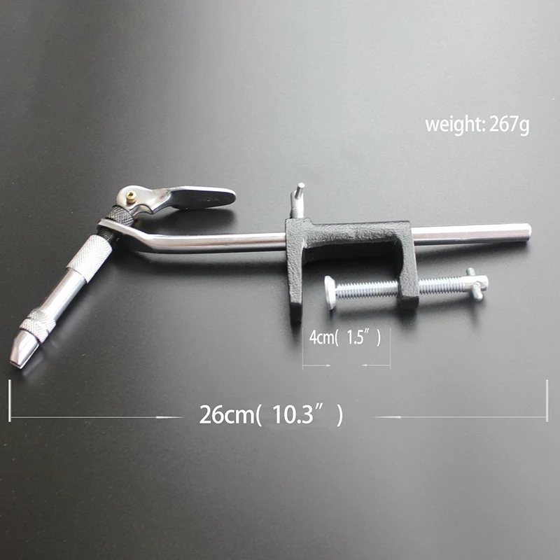  1 Set Fly Fishing Fly Tying Tools Kit in Portable Pack Bag Including Vise Bobbin Hackle Pliers Etc.
