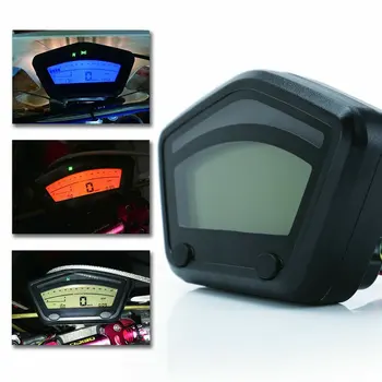 

Motorcycle Universal Two-color Interchangeable Background Light Waterproof and Dustproof Speed Odometer