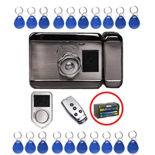 

Wireless Electronic Keyless Entry High Security Auxiliary Chip Simple Intelligent Motor Card Swiping Lock Access Control System