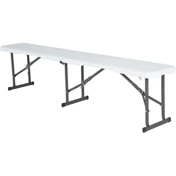 

Folding bench White with handles LIFETIME