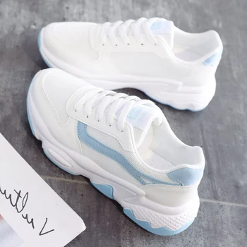 

Women Shoes 2020 Spring Mesh Women Casual Shoes Flats platform Fashion Running Women Shoes Summer Off White Sneakers Shoes