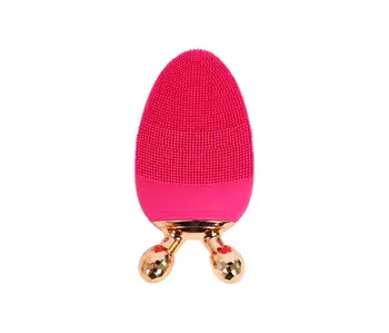 

Silicone Face Massge Roller Facial Cleaning Brush Waterproof Dead Skin Scrubber Sound Wave Facial Massager Cleansing Brush