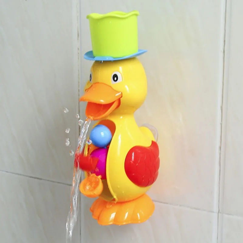 Детские игрушки для душа, для ванны, милая утка, водяное колесо, игрушка Дельфин, детский кран для купания, распылитель воды, инструмент, тип колеса, игрушка без коробки