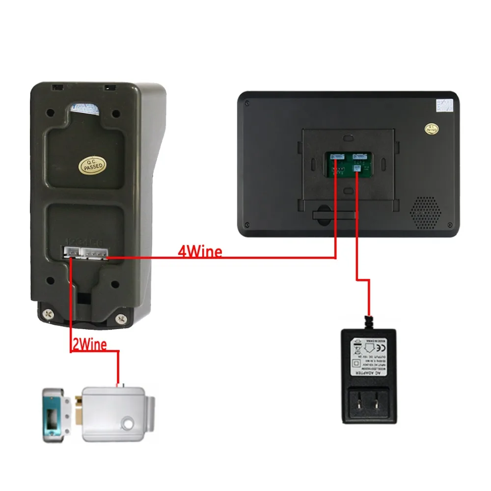 Sale Yobang Security 7"Color TFT Wired Wifi Video Door Phone Doorbell System Waterproof With RFID Password Unlock Intercom IR Camera 9 Sale Yobang Security 7"Color TFT Wired Wifi Video Door Phone Doorbell System Waterproof With RFID Password Unlock Intercom IR Camera 9