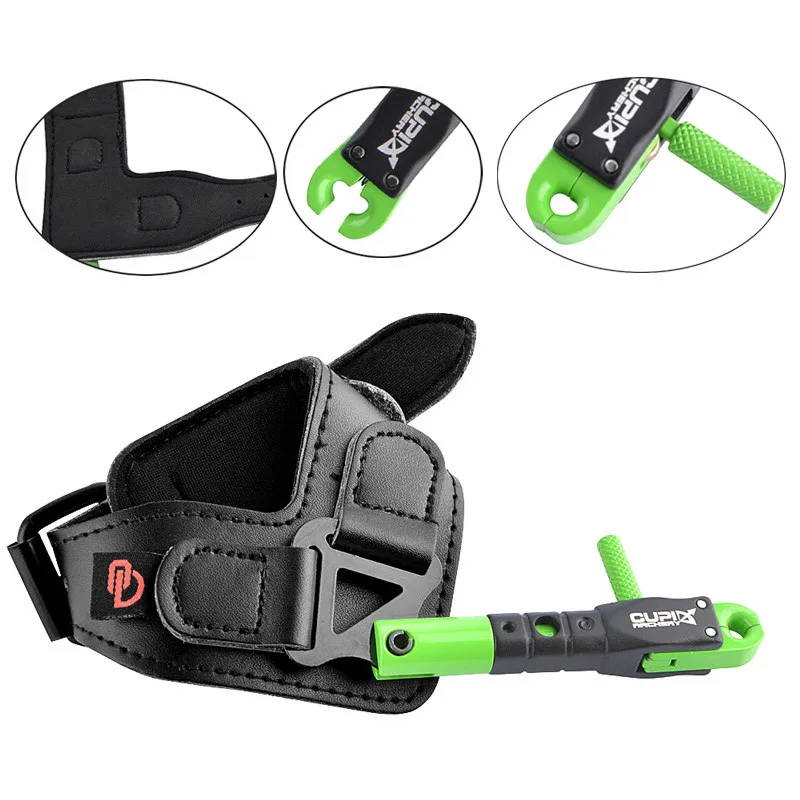 Déclencheur (release) Poignet Pour Arc à Poulies - Réglable, Rotatif à 360° - Pour Arcs Jusqu'à 80 Livres - Accessoire Tir à L'arc/chasse