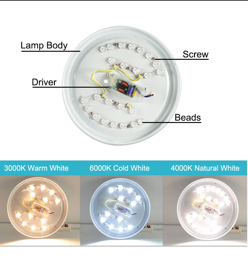 Modern LED Ceiling Light 36W 48W Fixture led Lamp Surface Mounted led ceiling light Remote Control Living Room Bedroom Bathroom