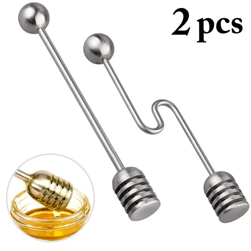 2 шт./компл. Honey Dipper креативная многофункциональная ложка из нержавеющей стали для