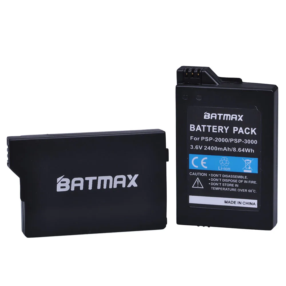Batmax 2400 мАч аккумуляторная батарея для Sony PSP2000 PSP3000 PSP 2000 3000 геймпад PlayStation